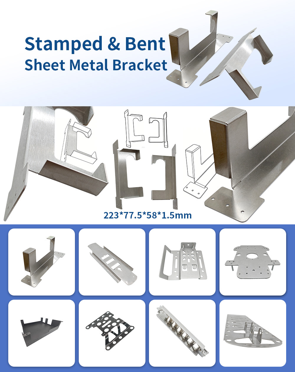 Custom Aluminum Cover Stamping Part Custom Aluminum Cover Stamping Part