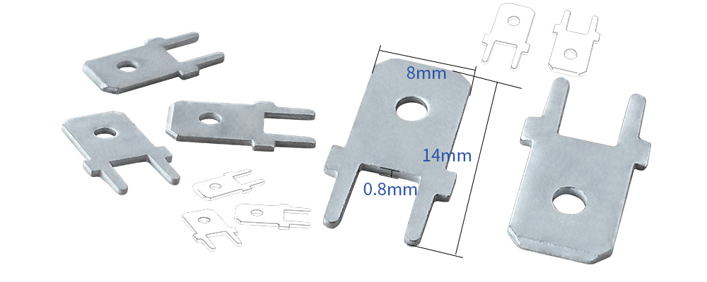 8mm PCB Spade Terminal