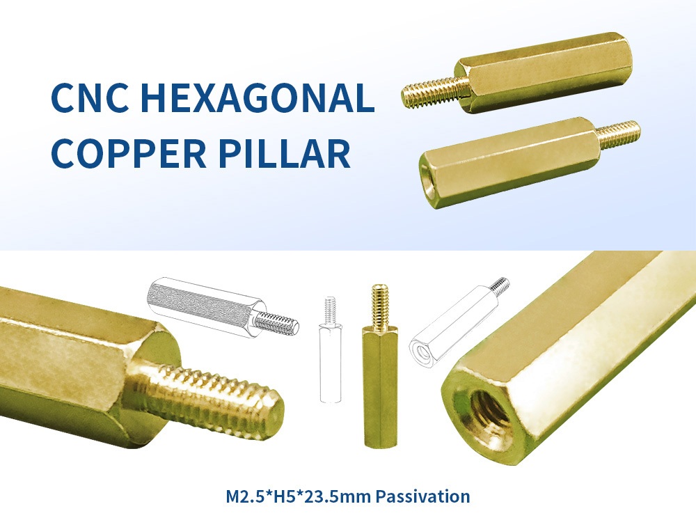 Brass Male-Female M2.5 Standoff