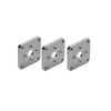 Custom CNC Machined Aluminum Square Flange Plate