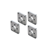 Custom CNC Machined Aluminum Square Flange Plate
