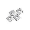 Custom CNC Machined Aluminum Square Flange Plate