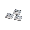 Custom CNC Machined Aluminum Square Flange Plate